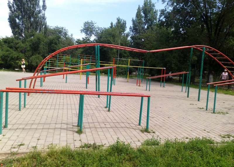 Площадка для воркаута в городе Алматы №191 Большая Советская фото